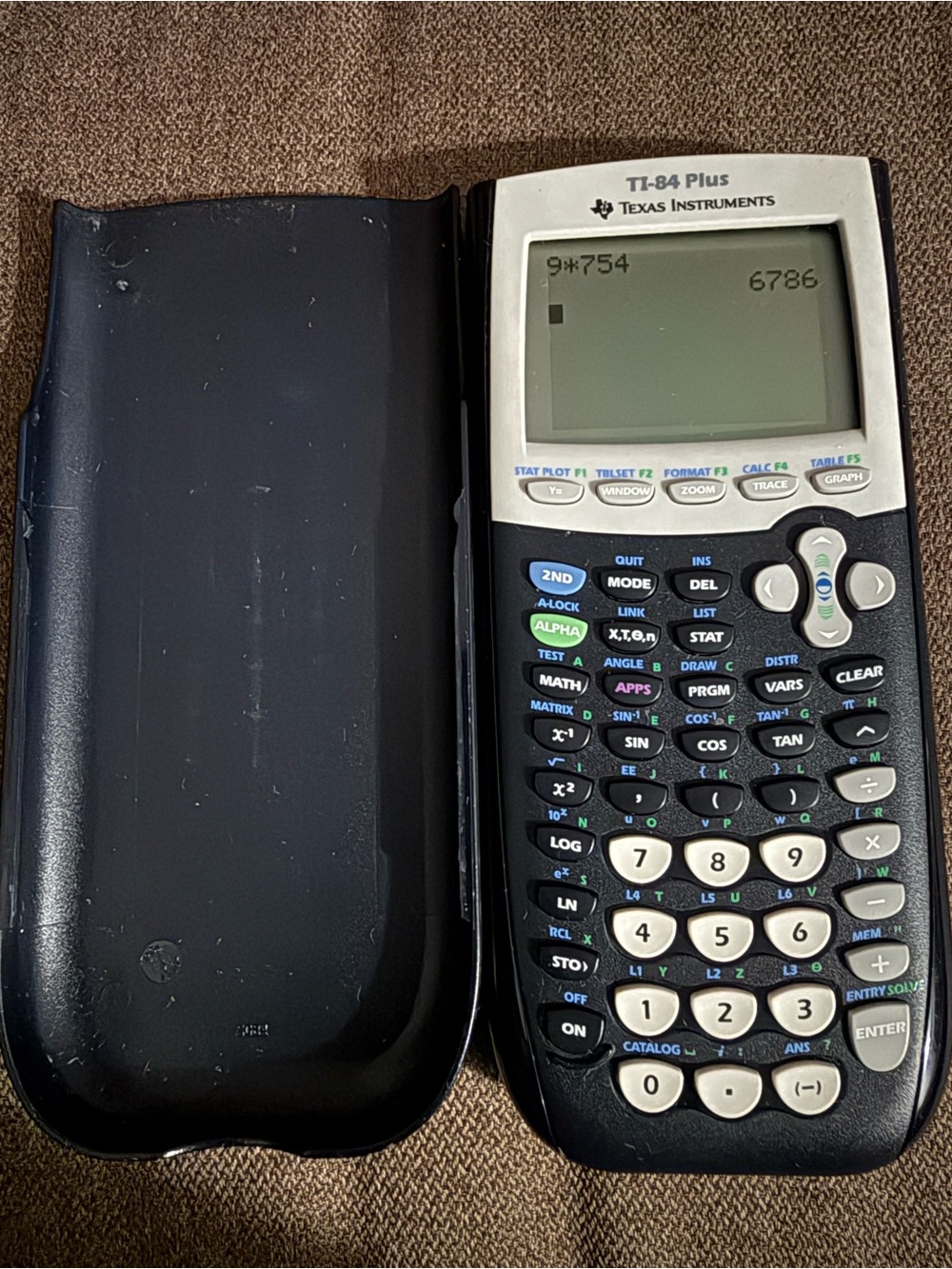 Texas Instruments TI-84 Plus Graphing Calculator Clean Works Great